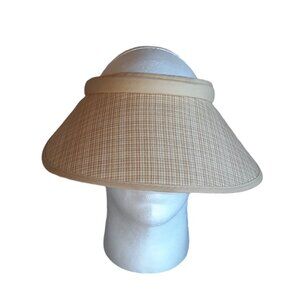 Bersun Natural Sun Visor Unisex Brushed Cotton Beach Travel Pool Gardening